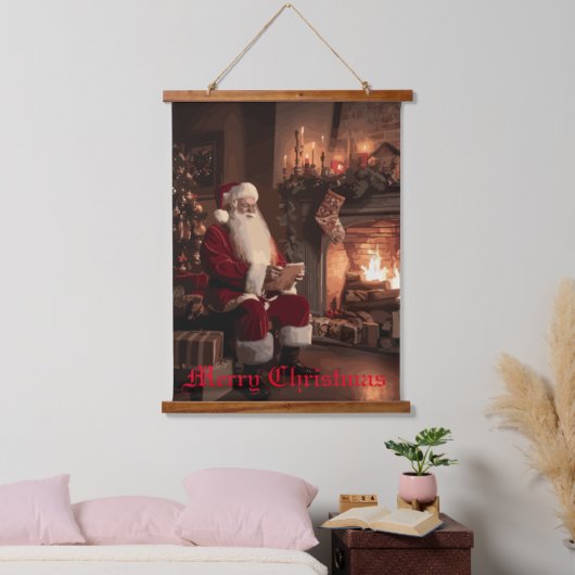 Santa's Cosy Nook Hangend Wandkleed (Slaapkamer)