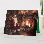 Santa's Cosy Nook Kaart (Voorkant)