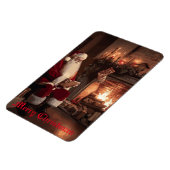 Santa's Cosy Nook Magneet (Linkerzijde)