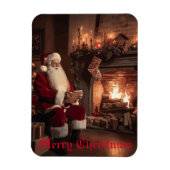 Santa's Cosy Nook Magneet (Verticaal)
