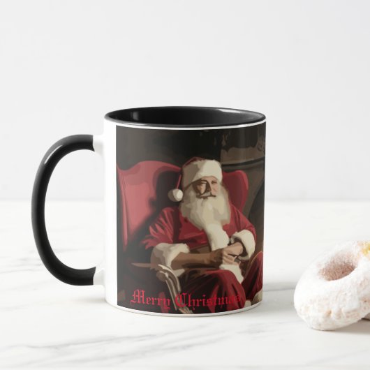 Santa's Cosy Nook Mok (Met donut)
