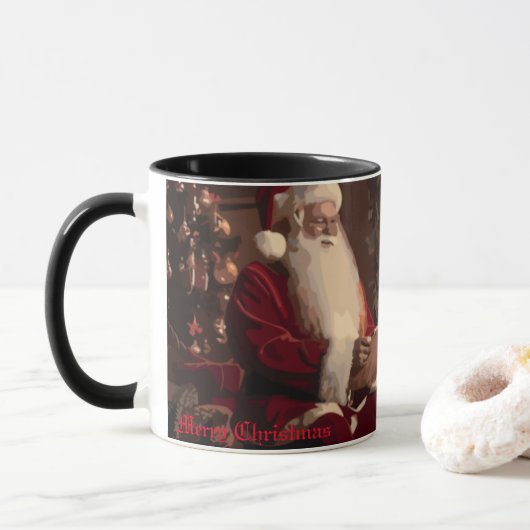 Santa's Cosy Nook Mok (Met donut)