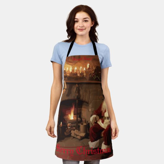 Santa's Cosy Nook Schort (Gedragen)