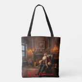 Santa's Cosy Nook Tote Bag (Achterkant)