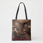 Santa's Cosy Nook Tote Bag (Voorkant)