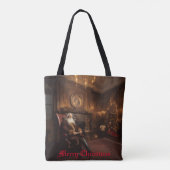 Santa's Cosy Nook Tote Bag (Achterkant)