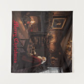 Santa's Cosy Nook Wandkleed (Voorkant (horizontaal))