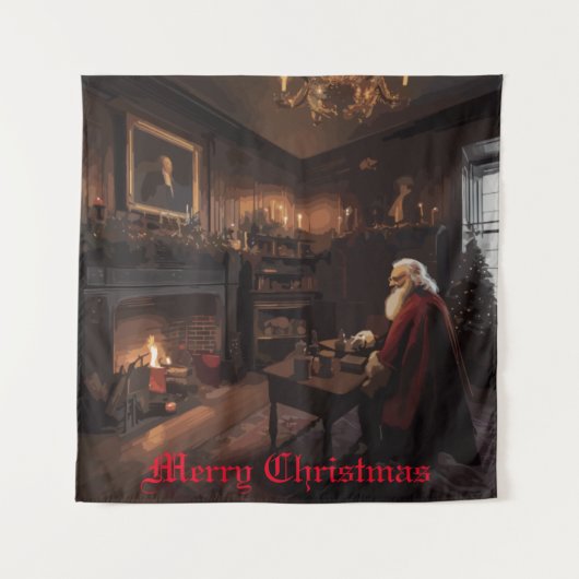 Santa's Cosy Nook Wandkleed (Voorkant)