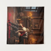 Santa's Cosy Nook Wandkleed (Voorkant (horizontaal))