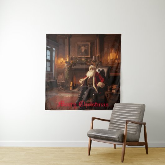 Santa's Cosy Nook Wandkleed (In situ)