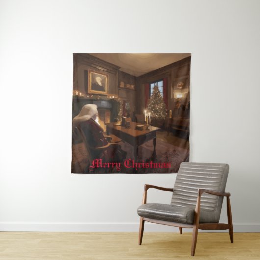 Santa's Cosy Nook Wandkleed (In situ)