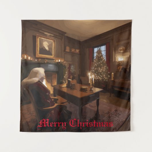 Santa's Cosy Nook Wandkleed (Voorkant)