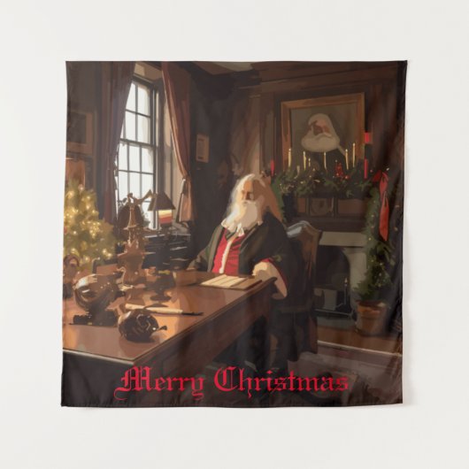 Santa's Cosy Nook Wandkleed (Voorkant)