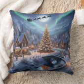 Santa's Cozy Visit - A Night of Wonder Kussen (Deken)