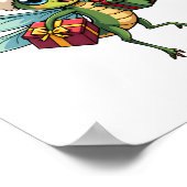Santa's Dragonfly Helper Poster (Hoek)
