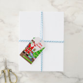 Santa's Early Gift - Een Hole-in-One Kerstmis Cadeaulabel (Met Touw)