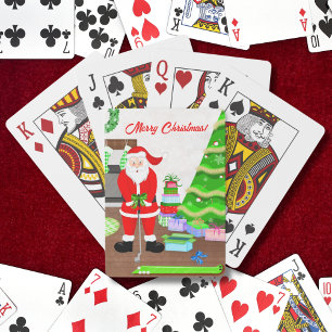 Santa's Early Gift - Een Hole-in-One Kerstmis Pokerkaarten