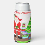 Santa's Early Gift - Een Hole-in-One Kerstmis Seltzer Blikjeskoeler (Seltzer Voorkant)