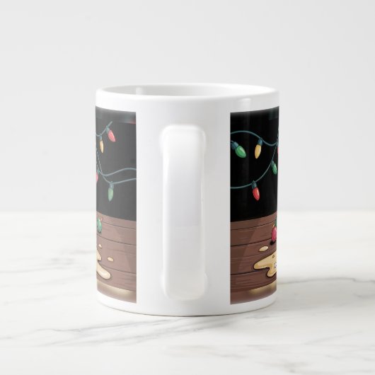 Santa's Eggnog Spa Grote Koffiekop (Achterkant)