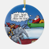 Santa's Elephants Ornament (Voorkant)