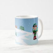 Santa's Elf Kerst Mok (Voorkant rechts)