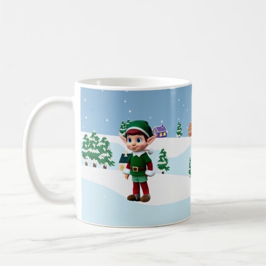 Santa's Elf Kerst Mok (Links)