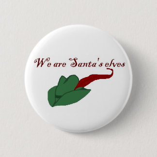 Santa's Elves-Button Ronde Button 5,7 Cm