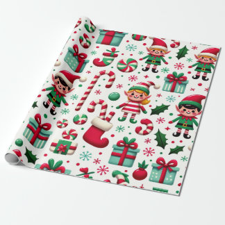 Santa's Elves Cadeaupapier