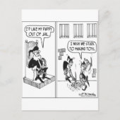 Santa's Elves Help Break Dad Out of Prison Feestdagenkaart (Voorkant)