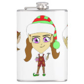 Santas elves heupfles (Voorkant)