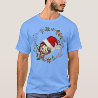 Santas Emu a Aussie Kerstmis T-shirt
