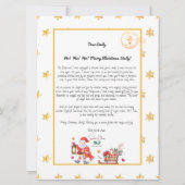 Santa's Enchanted Letter - Waterverf Wonderland (Voorkant)