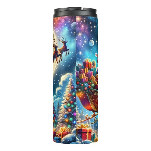 Santa's Epic Moonlit Journey Thermosbeker (Achterkant)