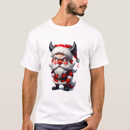 Santa's Evil Twin | AI Art T-shirt
