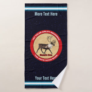 Santa's Ewn - 1e Polar Airlift Squadron Bad Handdoek