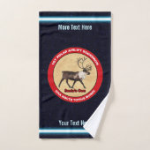 Santa's Ewn - 1e Polar Airlift Squadron Bad Handdoek (Handdoek)