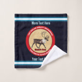 Santa's Ewn - 1e Polar Airlift Squadron Bad Handdoek (Wasdoekje)