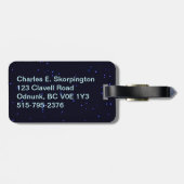 Santa's Ewn - 1e Polar Airlift Squadron Bagagelabel (Achterkant horizontaal)