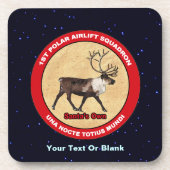 Santa's Ewn - 1e Polar Airlift Squadron Bier Onderzetter (Voorkant)