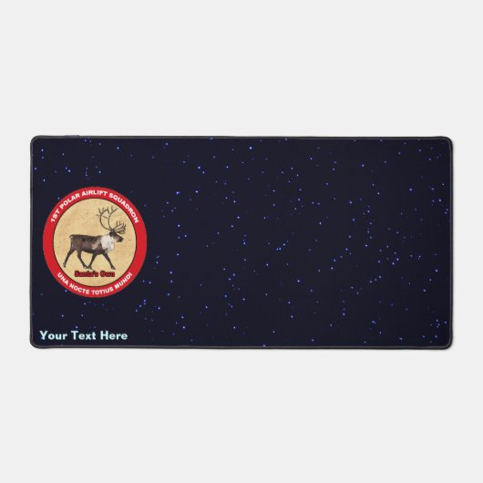 Santa's Ewn - 1e Polar Airlift Squadron Bureaumat (Voorkant)
