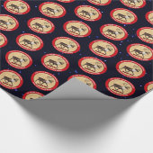 Santa's Ewn - 1e Polar Airlift Squadron Cadeaupapier (Hoek)