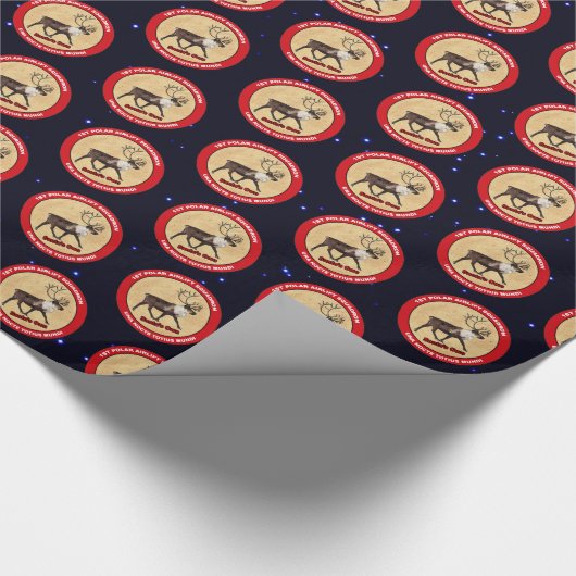 Santa's Ewn - 1e Polar Airlift Squadron Cadeaupapier (Hoek)