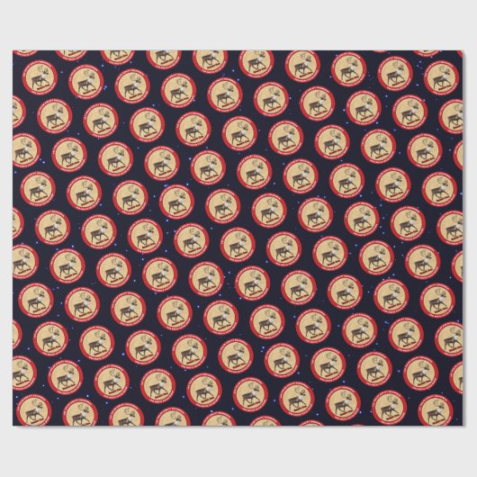 Santa's Ewn - 1e Polar Airlift Squadron Cadeaupapier (Vlak)