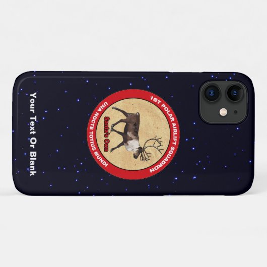 Santa's Ewn - 1e Polar Airlift Squadron Case-Mate iPhone Case (Achterkant (horizontaal))