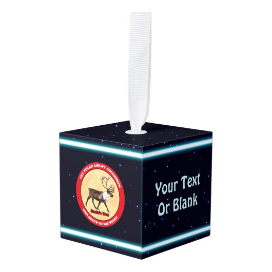 Santa's Ewn - 1e Polar Airlift Squadron Decoratie (Voorkant hoekig)