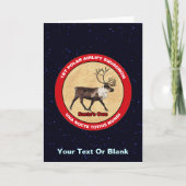 Santa's Ewn - 1e Polar Airlift Squadron Feestdagen Kaart (Voorkant)