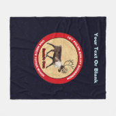 Santa's Ewn - 1e Polar Airlift Squadron Fleece Deken (Voorkant (Horizontaal))