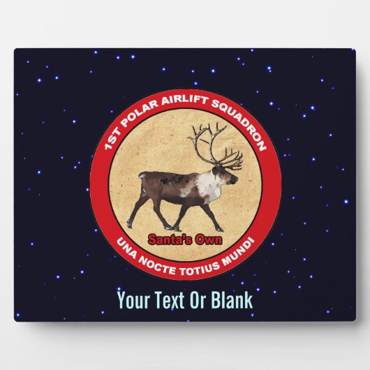 Santa's Ewn - 1e Polar Airlift Squadron Fotoplaat (Voorkant)