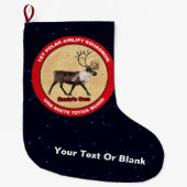 Santa's Ewn - 1e Polar Airlift Squadron Grote Kerstsok (Voorkant)