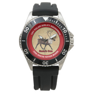 Santa's Ewn - 1e Polar Airlift Squadron Horloge